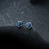 Brincos Cluster de Diamante Cheio de Novo Estilo Transfronteiriços para Homens, Modernos e Versáteis, Brincos de Flor de Íris em Forma de Cruz de Alto Padrão para Mulheres