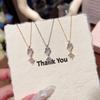 Corrente Clavicular Peixe Koi Joia Exquisita Luxo Leve Colar de Alta Qualidade Joia Mulheres Zircônia Diamante Completo Estilo INS Colar Versátil