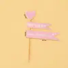 Decoración para Pastel Feliz Día de las Madres 2026 Mariposa 3D de Doble Capa Cinta de Cumpleaños para Mamá Lazo Insertar para Hornear