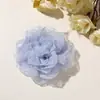 Estilo antigo fresco e etéreo, tipo fada, xadrez, rede, camélia, DIY, presilha de garra, acessório de cabelo, colar, broche, flor para adorno de roupa