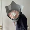 Material Floral Zhuo Xian Cartão Rígido 180g Espessado Modelagem Papel de Embrulho Material para Arte Floral Cor Sólida Papel de Embrulho para Buquê de Flores Frescas