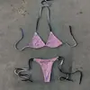 Bikini Sexy Caliente de Chica Estilo Oscuro con Decoración Metálica Conjunto Casual de Moda de Dos Piezas Comercio Exterior Transfronterizo 2026