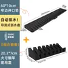 Alfombrilla escurridora extendida de bordes estrechos para fregaderos de cocina, con diseño inclinado para el drenaje del agua, a prueba de salpicaduras y material de silicona para el almacenamiento