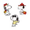 Broche Acrílico Fofo Snoopy Criativo Patch Carregador de Carro Pin de Bolsa Acessório Pequeno Roupa