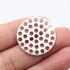 28X25Mm/33X30Mm Pingente Redondo Multicor com Vários Furos Acessórios Atacado Materiais de Acessórios DIY