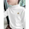 Y2556 # Camiseta Térmica de Manga Larga con Cuello Alto para Niños, Ropa Interior Cálida para Niños Mayores, Colección Otoño e Invierno 2025.