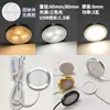 Impresión de Modelos 3D Lámpara LED Ultra Delgada USB Suministro Transfronterizo 5V Lámpara Redonda de Montaje Superficial Lámpara para Vitrina Gabinete de Ropa Gabinete de Vino