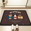 Alfombrilla absorbente para baño Dopamine, suave, de diatomeas, antideslizante, de secado rápido, para la entrada del baño