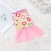 Fábrica de origen de ropa de primavera y verano Ropa para mascotas Falda para mascotas Ropa para perros Falda para gatos Linda falda de princesa para mascotas