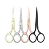 Acero inoxidable adorno de belleza cejas pestañas tijeras multiusos tijeras para barba tijeras de belleza tijeras de acero completo venta al por mayor