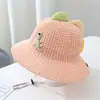 Sombrero Protector Solar para Niños Verano Sombrero con Ala Grande Sombrilla para Niños y Niñas Sombrero de Sol Sombrero Delgado para Bebé Sombrero de Pescador Sombrero de Paja