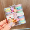 Gomas Pequeñas Amigables con el Cabello de Bebé, Caja Organizadora de Cuerdas para el Cabello de Niñas, Gomas Elásticas Infantiles, Mini Pinzas para el Cabello de Niñas, Pinzas para el Cabello al por Mayor