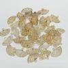 Acrílico Transparente Bronzeamento Borboleta Rosa Laço Ventilador DIY Furo Pendurado Contas Celular Shell Decoração Material