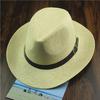 Chapéu de palha casual para homens de meia-idade e idosos, ideal para o verão. Perfeito para atividades ao ar livre. Ideal para pais idosos.