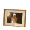 Suporte de Exibição para Porta-Retratos com Acabamento de Alto Padrão, Moldura Vazia Personalizada para Fotos de 6 Polegadas, Transformado em um Álbum de Fotos, Pôster ou Suporte de Exibição para Porta-Retratos