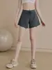 Pantalones Cortos Deportivos de Verano para Mujer, Seda Helada de Secado Rápido, Talla Grande de Corte Holgado, Pantalones Cortos para Correr y Fitness, Pantalones de Yoga Anti-Vergüenza para Uso al Aire Libre