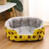 Caseta para Perros, Caseta Sofá Cálida de Invierno, Caseta para Mascotas, Caseta Suave Universal para Todas las Estaciones, Caseta para Gatos con Paredes Altas a Prueba de Viento, Esterilla para Caseta de Perros y Gatos
