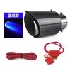 Agita la misma lámpara de cola luminosa que escupe fuego del mismo estilo con tubo de escape de coche de lámpara modificado de fibra de carbono resistente a altas temperaturas lámpara de llama universal