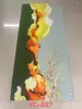 Venta al por mayor de fábrica Nuevo satén de brocado de Li 90*180 estampado Bufanda larga de playa Versión coreana de chal de seda