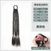 Rabo de Cavalo Trançado Falso para Mulheres, Tranças Boxeadoras Versáteis, Dreadlocks, Mechas Coloridas, Rabo de Cavalo Duplo Falso de Menina Confiante
