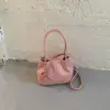 Bolso tipo cubo Shuai Mi Jia para mujer 2026 Verano Nuevo Elegante Bolso de mano con lazo Bolso cruzado de moda para el día a día