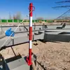 Soporte de Línea de Vida para Estructura de Acero, Estructura de Acero de Tubo Cuadrado, Soporte Plano para Poste Vertical, Soporte Circular para Altura en Obra