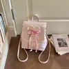 Mochila Dulce y Única con Lazo para Mujer 2026 Nueva Moda Simple Linda Bolso de Mano