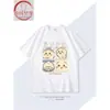 Camiseta de Manga Corta Periférica de Anime Usachi del Dibujo Animado Chiikawa Verano Chiikawa Dos Dimensiones Mangas Cortas para Hombres y Mujeres