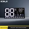 Fornecida diretamente da fonte, a tela de display digital de temperatura do aquecedor de água é colorida, de alto brilho, com temporizador de relógio e tubo digital LED