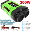 Inversor 200W300W500W12V220V/110V Tomada Padrão Europeu e Americano Padrão Brasileiro 4 USB Carregamento Rápido Display