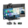 Sistema de navegação para carro com gravação frontal e traseira 4K de ultra-alta definição de 11,5 polegadas com controle por voz e dashcam Carplay