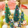 Spot Mini pequeño regalo Árbol de Navidad Cedro de escritorio para niños Ventana pequeña Configuración de mesa Regalo de Navidad Decoraciones