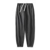 Pantalones deportivos holgados de otoño de 340 g para hombres y mujeres, estilo japonés, con cuello redondo, manga larga, color liso