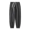 Pantalones de Chándal de Felpa de Doble Capa y Doble Hilo para Hombre, Temporada de Primavera, Hechos a Medida por el Fabricante, Pantalones Rectos de Peso Pesado de 340g, Pantalones Casual Versátiles