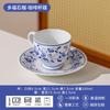 Vajilla Azul y Blanco de Jingdezhen Cerámica Juego de Platos Chinos Platos y Fuentes de Color Esmaltado Platos para el Hogar Inauguración de la Casa Venta al por Mayor