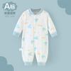 Mameluco para bebé, Pijama de algodón puro de manga larga para primavera y otoño, Ropa para gatear al aire libre, Ropa de monje para bebé recién nacido masculino y femenino, Ropa harén sin costuras
