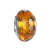 Huiyue Kit de pulsera DIY Accesorios Polvo de oro Resina cortada 128 Cuentas sueltas de resina Vidrio transparente cortado Joyería con cuentas