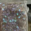 Celebridad de Internet Explosiones Fantasma de la Ópera Morado tamaño pequeño Forma Plana Diamante Super Flash Diamante Aurora Arte de Uñas Piedra Rhinestone Decoración de Uñas