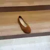 Sapatos Baixos Versáteis Estilo Francês de Nicho para Mulheres, Sapatos de Fada de Couro Macio para Primavera e Verão, Sapatos de Vovó de Nicho