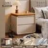 Mesita de Noche de Madera Maciza Dormitorio Hogar 2026 Nuevo Lujo Ligero Sensación de Alta Gama Pequeño Gabinete de Almacenamiento Vintage Moderno Simple