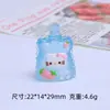 Juguete de Gelatina Gatito Tridimensional Dibujos Animados Hecho a Mano Accesorios de Joyería DIY Pegamento de Crema Resina Accesorios Pequeños Material Venta al por Mayor