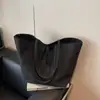 Bolsa de Lona Atacado para Mulheres Estilo Coreano Fashion Versátil Simples Bolsa de Ombro Grande Capacidade Bolsa de Compras Bolsa Tote para Trabalho e Deslocamento