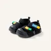 Sandalias Transfronterizas Pig Daddy para Niños y Niñas, Zapatos de Playa para Uso al Aire Libre, Sandalias Cerradas con Velcro para Bebés y Niños Pequeños