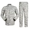 Traje de entrenamiento para exteriores de camuflaje estilo americano para hombre de manga larga, ropa táctica a prueba de viento, fabricante transfronterizo al por mayor, uniformes de seguridad