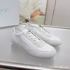 Novos sapatos casuais de primavera e outono do Jimmy, tênis de treino alemães com renda de malha respirável, sapatos baixos de couro genuíno, sapatos brancos confortáveis para mulheres