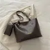 Bolsa de Mão Fashionável de Grande Capacidade Estilo Coreano 2025 Inverno Nova Versátil Ins Bolsa de Ombro/Axila Bolsa Tote para o Trabalho