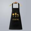 Limpar mão avental mulheres moda cozinha doméstica impermeável e à prova de óleo bonito estilo japonês cozinhar cintura trabalho roupas logotipo