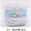 Atacado do Fabricante Bebê Ponto Colorido Lã Fantasia Floco de Neve Proteína de Seda Veludo Barbie Fio Médio Espesso