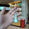 Nuevo Llavero Creativo Serie Princesa, Colgante Lindo para Bolso de Niña, Decoración de Mochila Escolar, Accesorios de Muñeca de Goma Suave