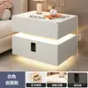 Armário de Armazenamento de Cabeceira Suspenso Simples Moderno com Carregamento Multifuncional, Luxo de Alta Gama para Quarto, com Fechadura